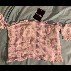 forever 21 off the shoulder top , never worn !